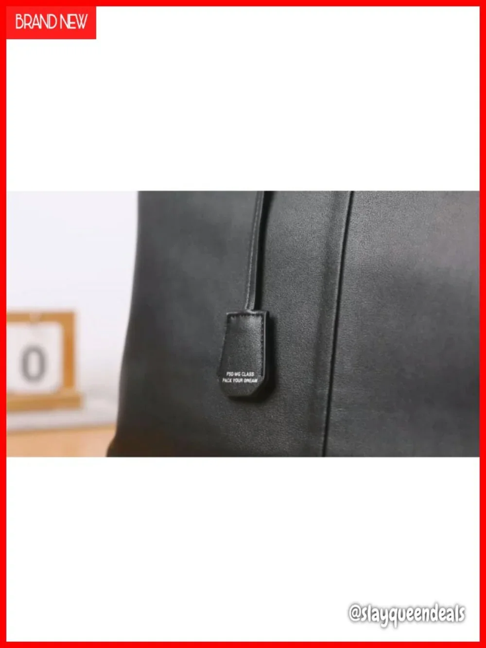 Leather Large Capacity Tote Bag for Men Business Briefcase Shoulder Bag with